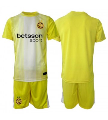 Inter Milan Goalkeeper Replica Away Stadium Kit for Kids 2025-26 Short Sleeve (+ pants)